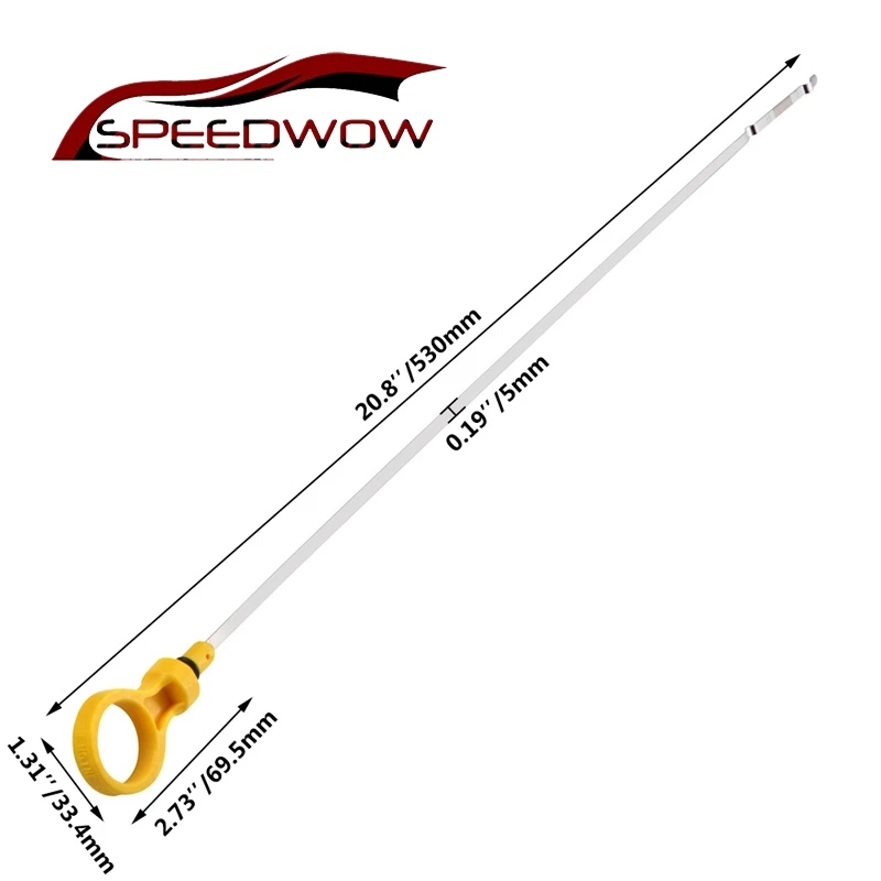 

SPEEDWOW Engine Oil Dipstick Fluid Level Dipstick Tool Car Transmission For Nissan/Datsun Sentra 2000-2006 L4 1.8L 1809cc