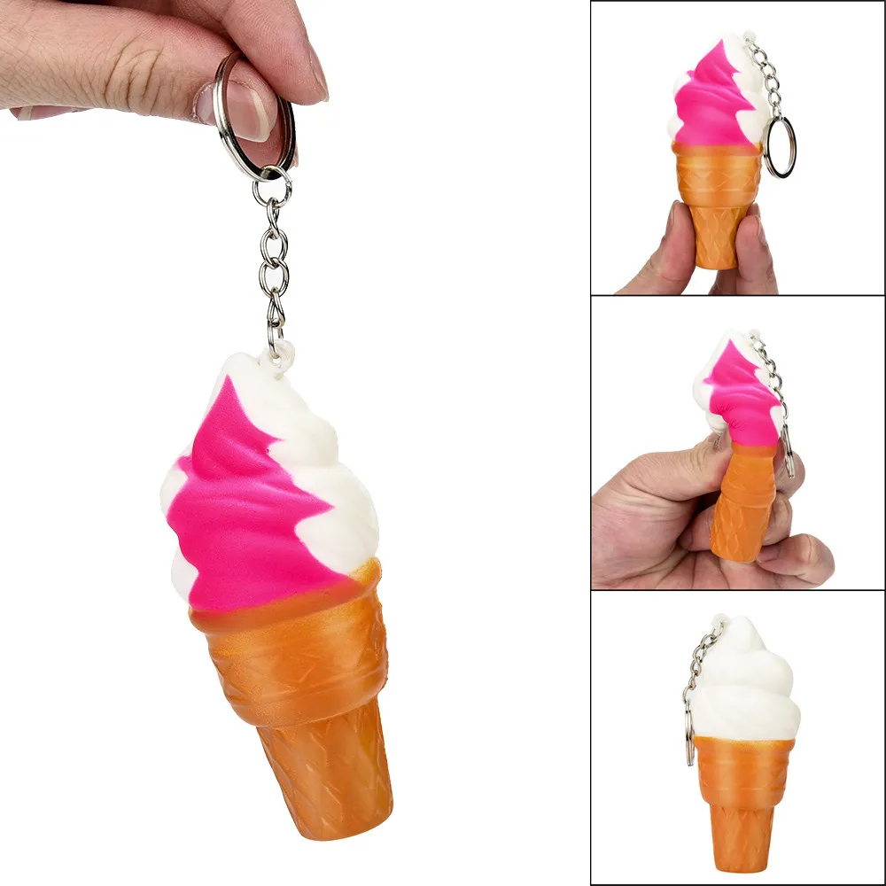 

9.5cmDecorative Fun Ice cream Squishy Slow Rising Cream Scented Cute Collect Toy New Freeshipping W513