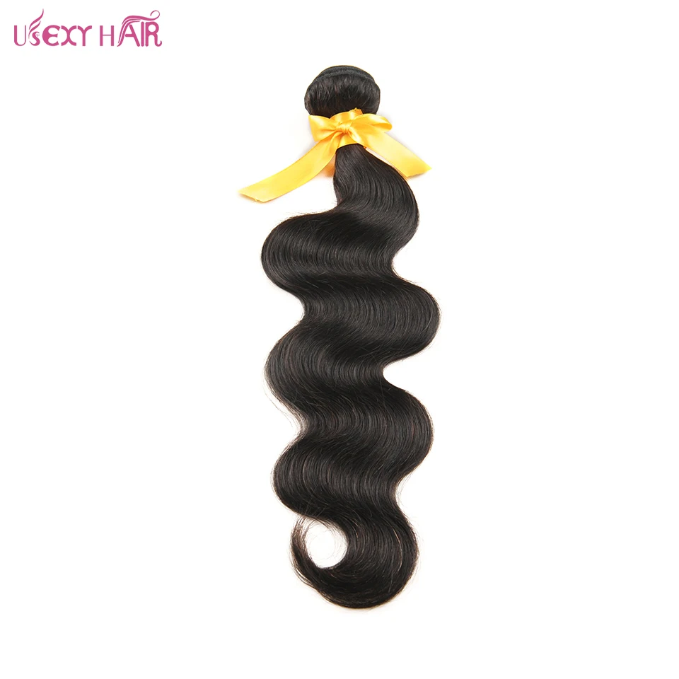 USEXY HAIR Bundles Body Wave Brazilian Hair Weave Bundles 1/3/4 Human Hair Bundles Deal Natural Color Hair Extensions