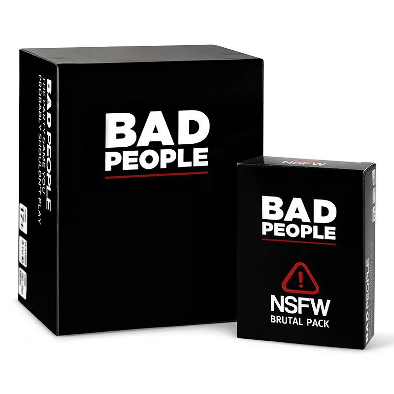 

Bad People The Basic And Extended Versions Game The Intellectual Development Educational Toy Family Funny Entertainment Cards