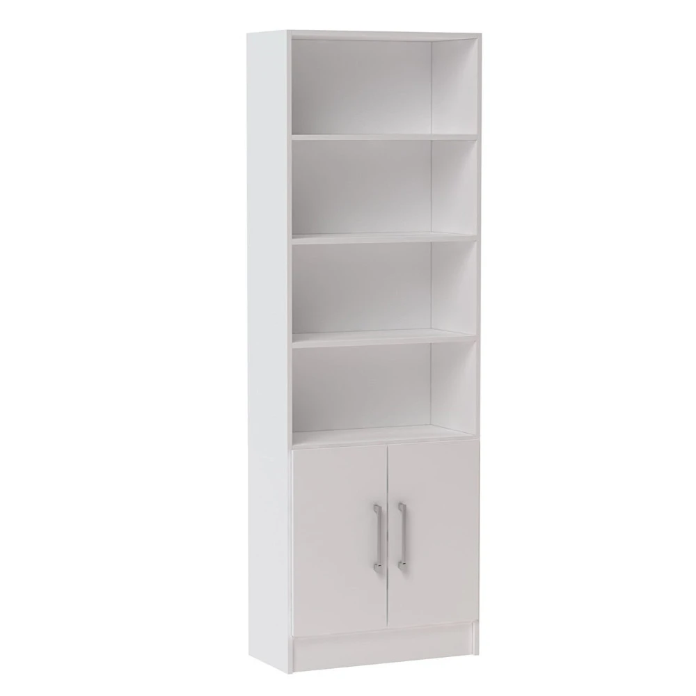 Practical Catarina Cabinet with 6- Shelves in White