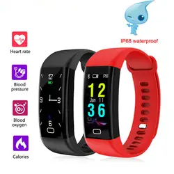 2018 Новый F07 Smartband Цвет Экран Bluetooth Smart Браслет IP68 Водонепроницаемый SmartBand Плавание монитор сердечного ритма Smartband мужские