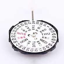 Часы кварцевые SL28 механизм Календарь Дата День Дисплей Часы Ремонт Замена часы часть включает стержень для часов Shellhard