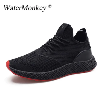 

2018 men running shoes jogging walking sneakers sports shoes high-quality lace-up Athietic Breathable mesh male outdoor sneakers