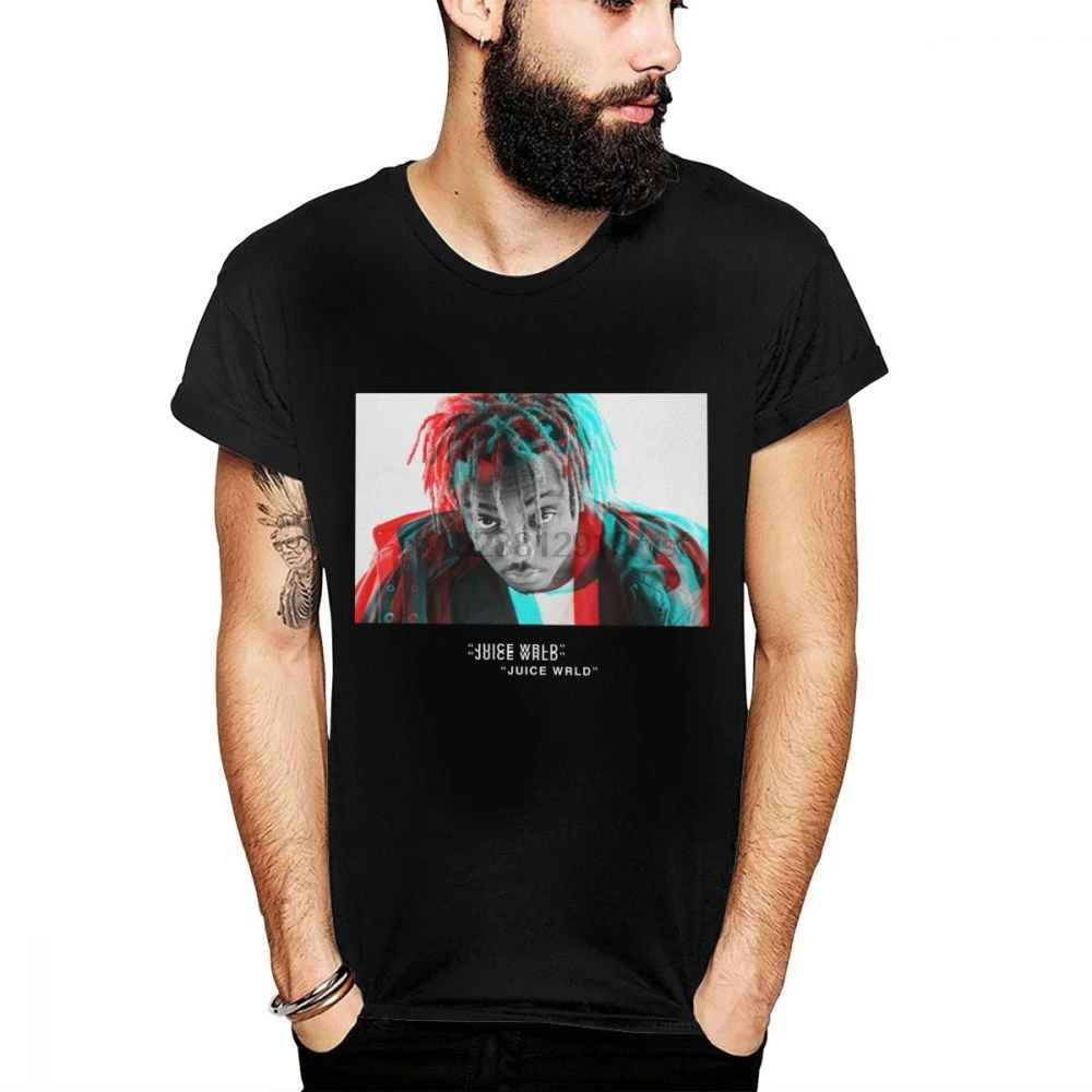 

Soft Slim Cotton Juice Wrld 999 Hip Hop Unique Design For Man T Shirt Summer Fashion Graphic Print Crewneck T-shirt Plus Size