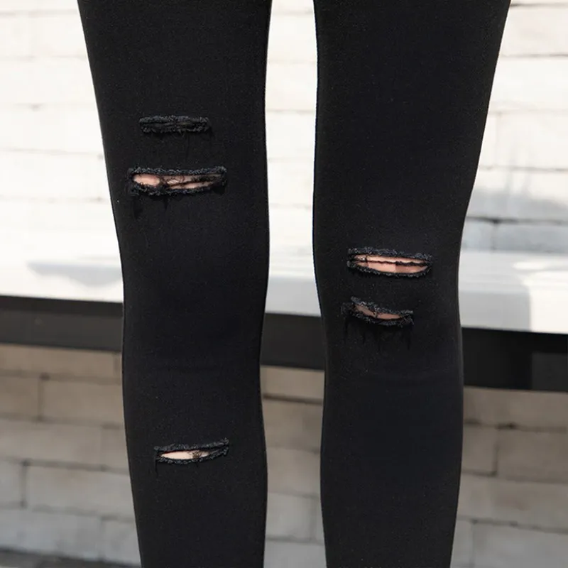 summer women's pants women high waist women pants thin broken hole pencil pants big push size women's trousers pantalones mujer summer women's pants women high waist women pants thin broken hole pencil pants big push size women's trousers pantalones mujer