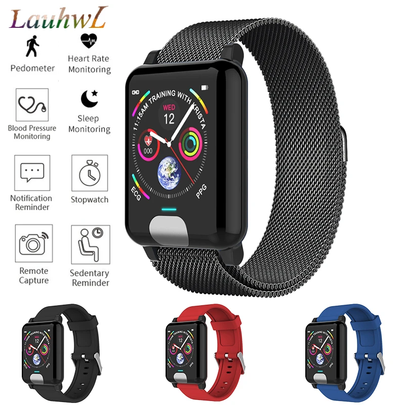 

NEW E04 Smart Band Fitness Tracker ECG/PPG Blood Pressure Heart Rate Monitor Waterproof Smart wristband For Xiaomi Android IOS