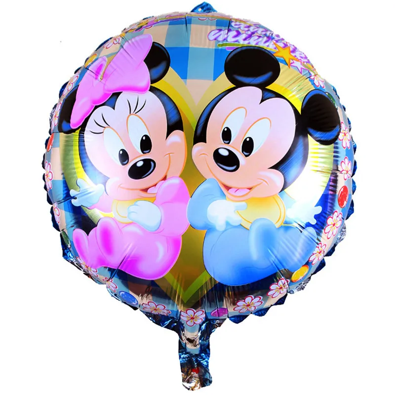 Mickey mouse 2 шт Микки Минни товары для тематической вечеринки "мышь" шарик для мероприятия День рождения воздушные шары Дети День рождения принадлежности - Цвет: Mickey mouse