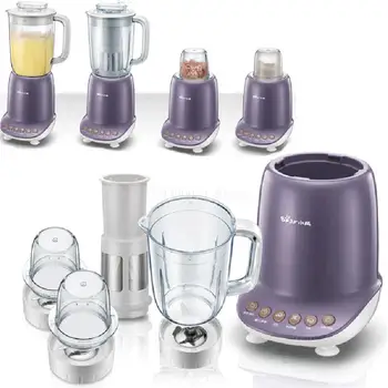 

4in1 Multifunctional Food Mixers Blenders Meat Grinders electric juicer Dry mill Soybean milk machine 3 cups 3 knives