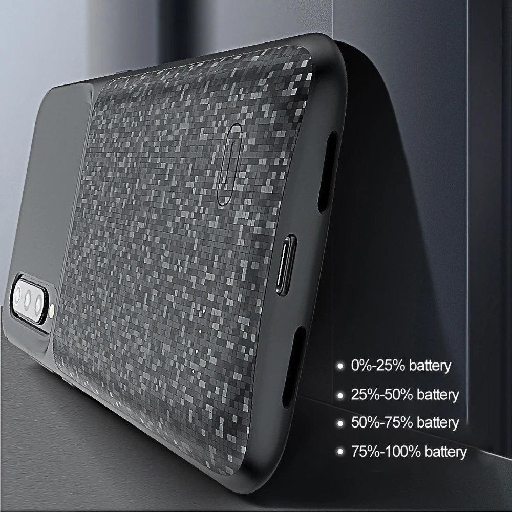 Online 4700mAh Batterie Fall Für Xiao mi mi 9 Power Bank Ladegerät Fall Für Xiao mi 9 Externe Batterie Power Fall für mi 9 SE