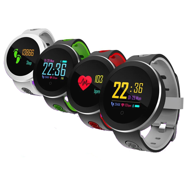 Фитнес трекер Для женщин Смарт часы мужчин Q8 Pro Smartwatch Водонепроницаемый браслет