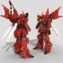 Положительная пропорция Gundam MSN-06S аньчжоу 38 см High-3D бумажная модель DIY