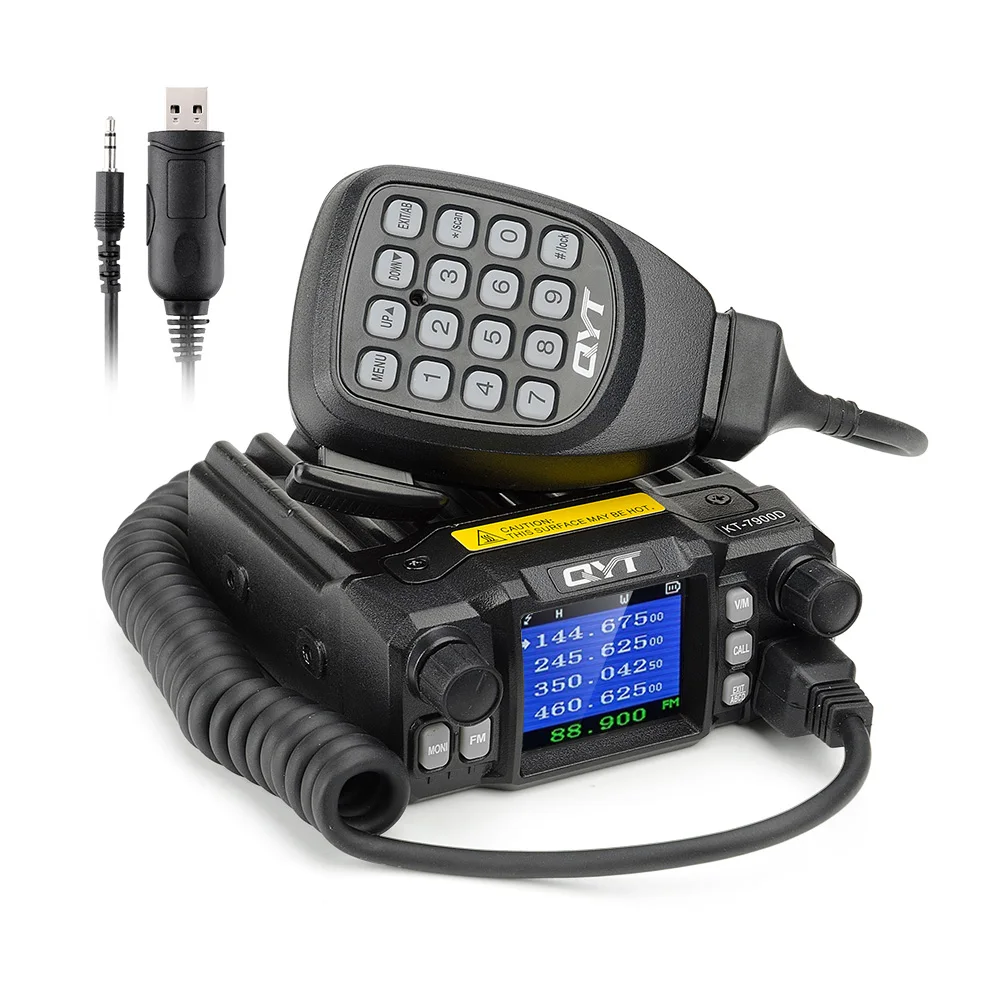 KT 7900D Автомобильная радиостанция quad band 136 174MHz & 220 270MHz 350 390MHZ 400 480mhz RX TX 25w портативная