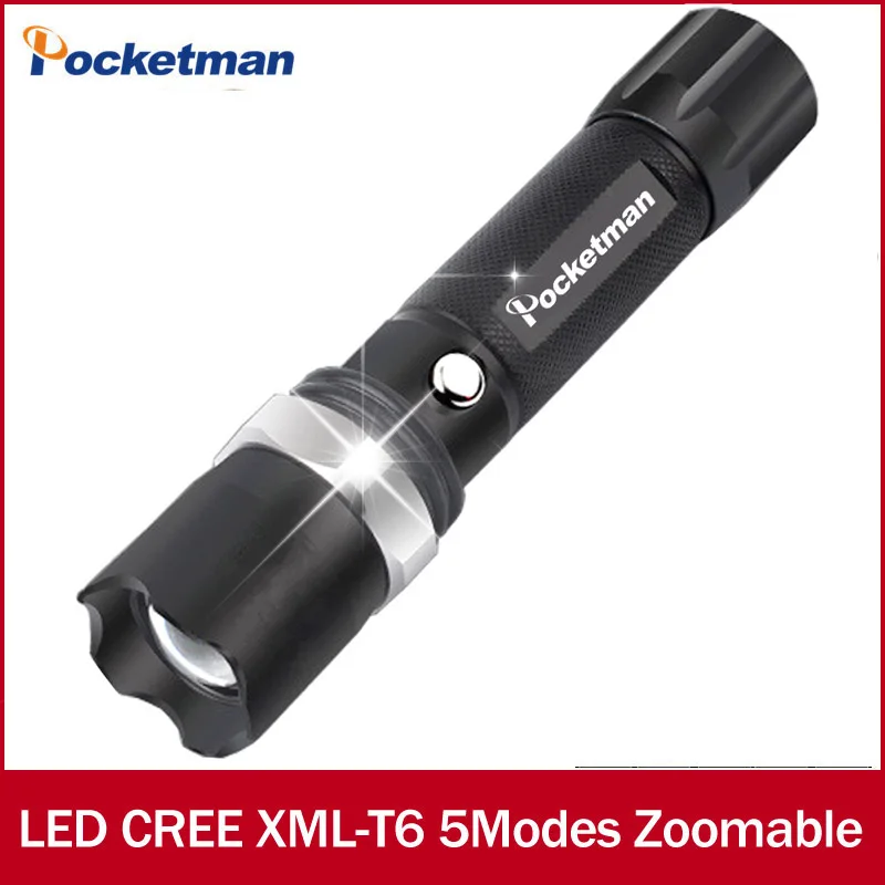 

Lanterna xm-l t6 Powerful LED Flashlight 18650 Zoomable 3800LM lumens tactical flashlight Waterproof torch lampe torche