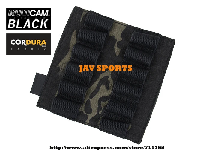 

TMC Double Remington 870 Tactical Shell Panel Multicam Black MOLLE Shotshell Carrier Panel+Free shipping(SKU12050775)