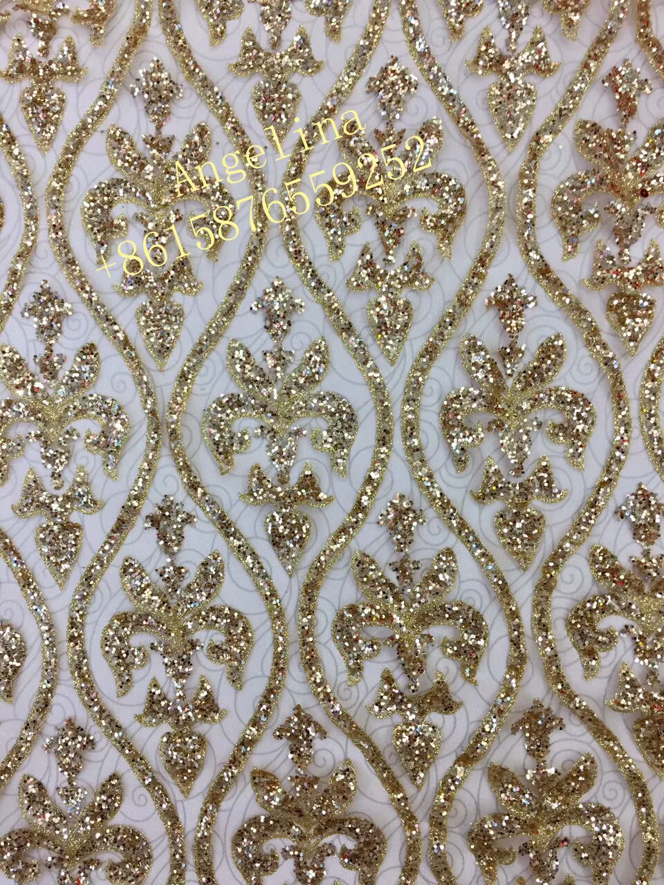 Высокое качество блестящее Африканское Сетчатое кружево в золотом цвете BZL-4902 индийское кружево материалы французская кружевная ткань