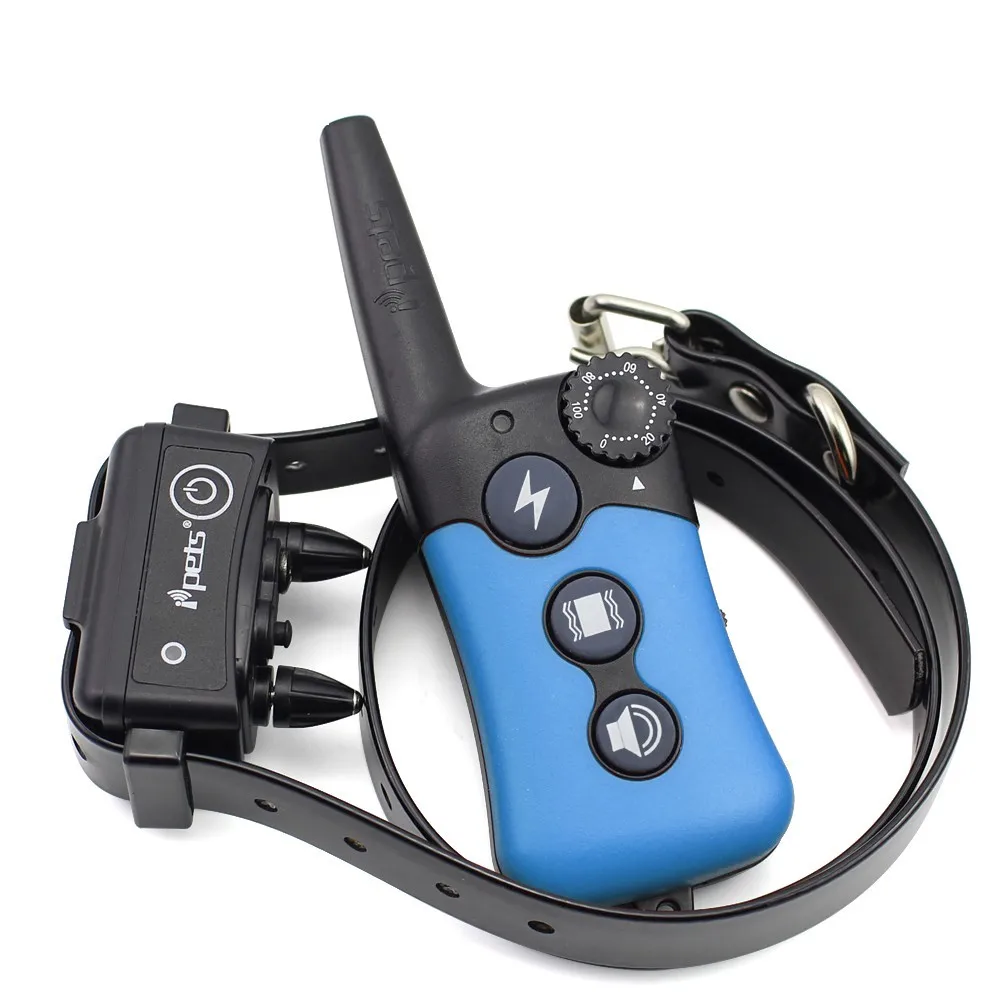 Ipets 619s-1 330 м дистанционный перезаряжаемый электрический ошейник для дрессировки собак с тонусом/вибрацией/статическим током антистоп ошейник