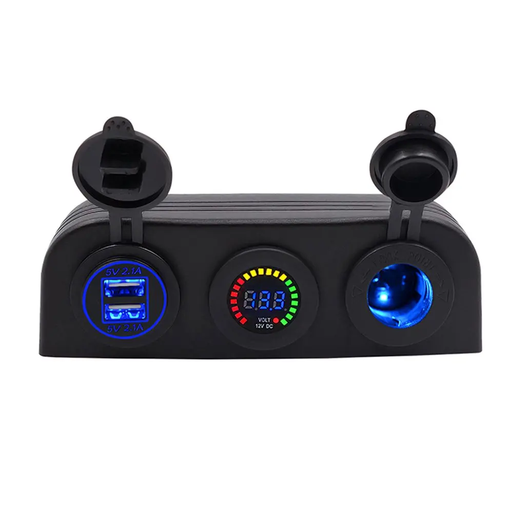 

CS-489G1 Car Motorcycle Power Port USB Adapter 12V/24V Cigarette Lighter Car accessories