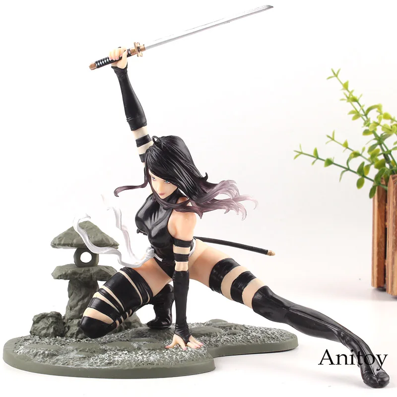 Marvel игрушки Bishoujo статуя Psylocke X-men X-Force костюм в стиле ниндзя ПВХ Kotobukiya фигурки героев Коллекция Модель игрушки