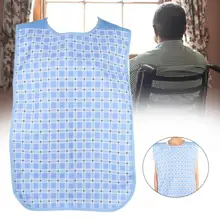 Новые наборы туалетных принадлежностей взрослый нагрудник для еды большая столовая одежда моющийся Водонепроницаемый чехол для одежды