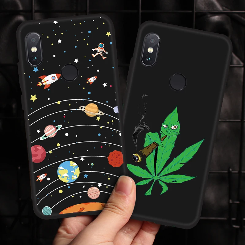 Silicone TPU Phone Case for Xiaomi Redmi Note 6 5 Pro 7 8 6A 5A S2 Lovely Space Pattern Painted Plus 4X|Бамперы| |