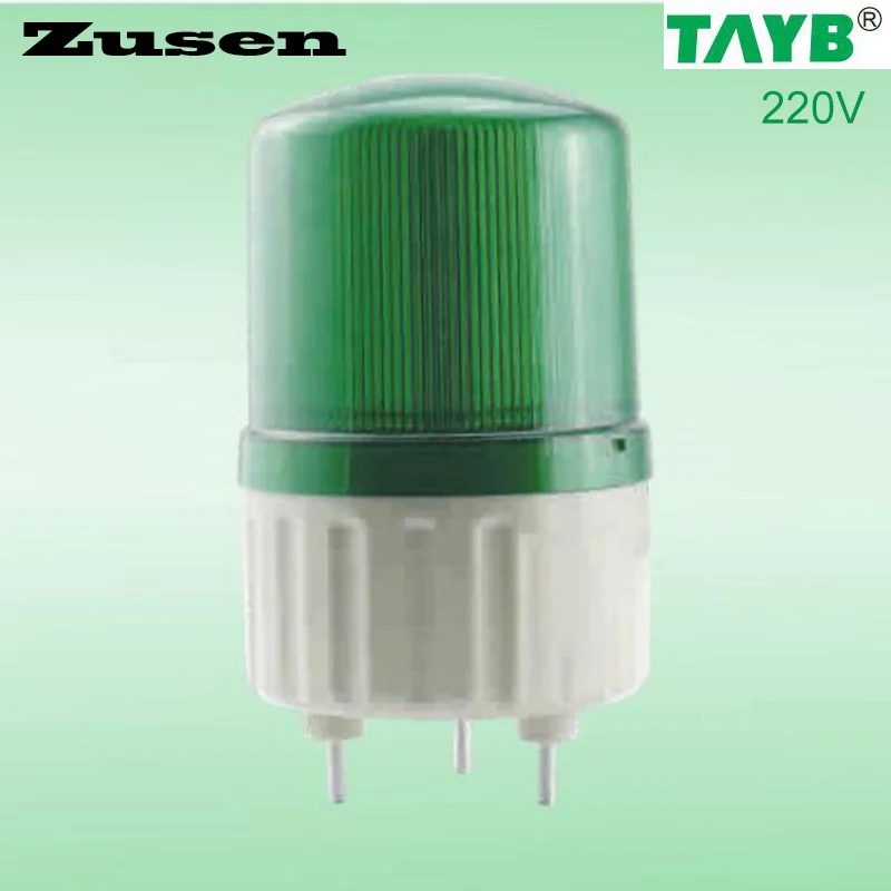 

Zusen NEW TB1081J 220v Alarm rolling Signal Warn Warning Siren green led Lamp with buzzer