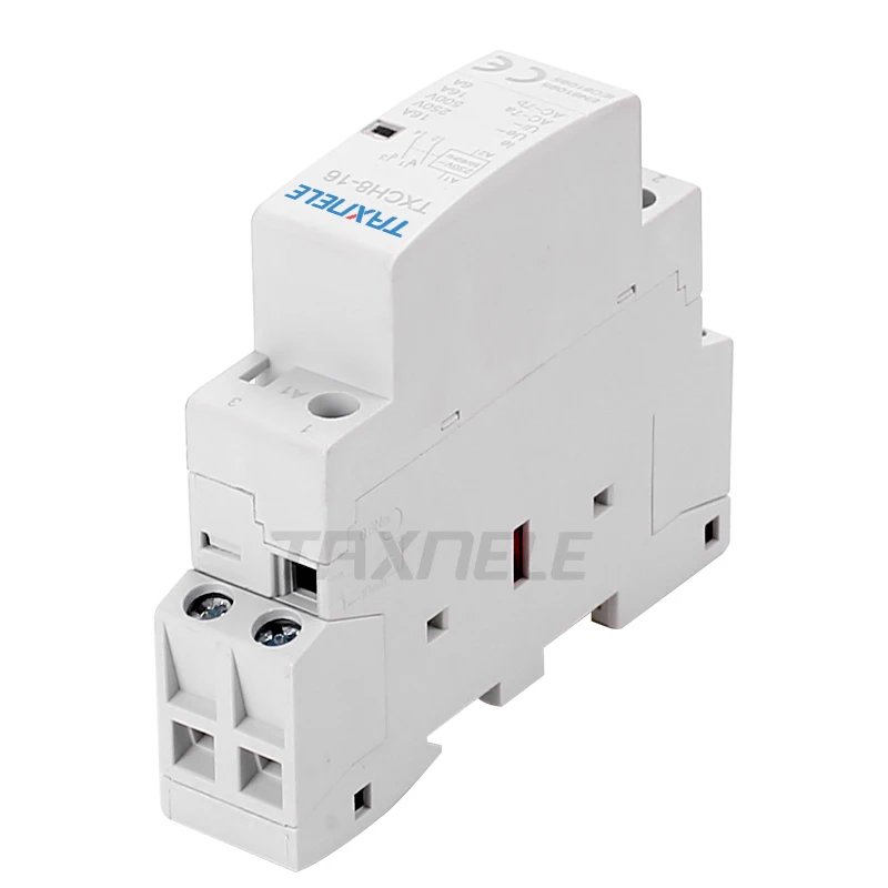 Din Rail AC контактор для дома Американская классификация проводов 2р 16A 25A 220 V/230 V 50/60HZ 2NO 2NC 1NO1NC для домашние тапочки для гостиниц