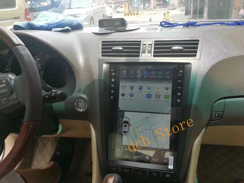 12,1 ''tesla стиль Android 8,1 PX6 автомобильный dvd-плеер gps навигация для lexus GS GS300 GS350 GS450 GS460 радио ips 2004-2011