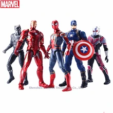 Hasbro Marvel Toys The Avenger Endgame 17CM Super Hero Thor Captain Thanos Wolverine Spider Man Iron Man Action Figure Toy Dolls