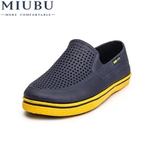 MIUBU модные мужские сандалии лето г. для мужчин пляжные открытые дышащие сандалии повседневная обувь мужской пляжные шлепанцы Sapatos Hembre