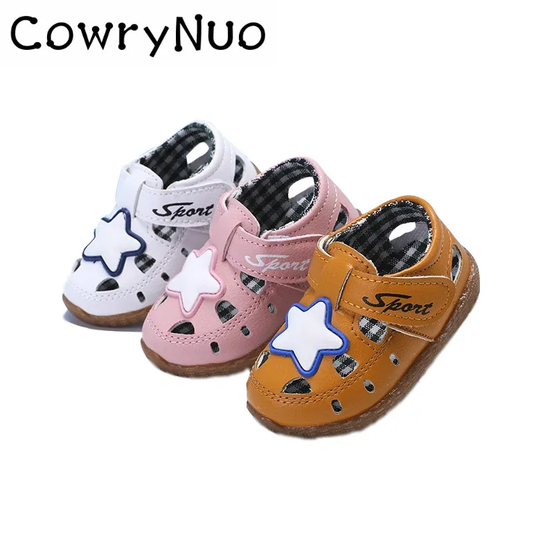Insole 11.5-13.5cm New Baby Cow Soft Bottom Walking Shoes Summer Toddler Shoes