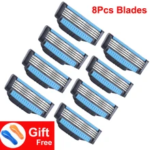 Giulietta New Shaving Razor Blades For Men 8pc/lot 4 Layer Stainless Steel Safety Shaver Blade Head Replaceable (Only Blade) цена Giulietta New Shaving Razor Blades For Men 8pc/lot 4 Layer Stainless Steel Safety Shaver Blade Head Replaceable (Only Blade) цены онлайн