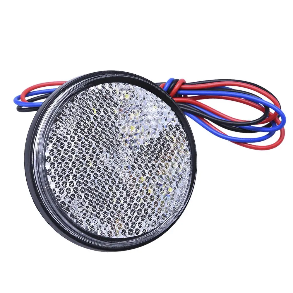Белый/желтый/белый 24 SMD автомобильный стоп-сигнал огни Поворотная одноламповая лампа ATV светодиодные отражатели/Грузовик Предупреждение лампочки