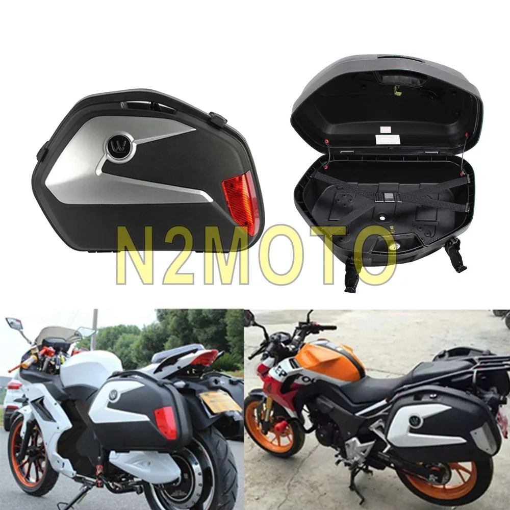 Универсальные мотоциклетные боковые Чехлы 20 л 2 шт. боковой ящик багаж перевозка
