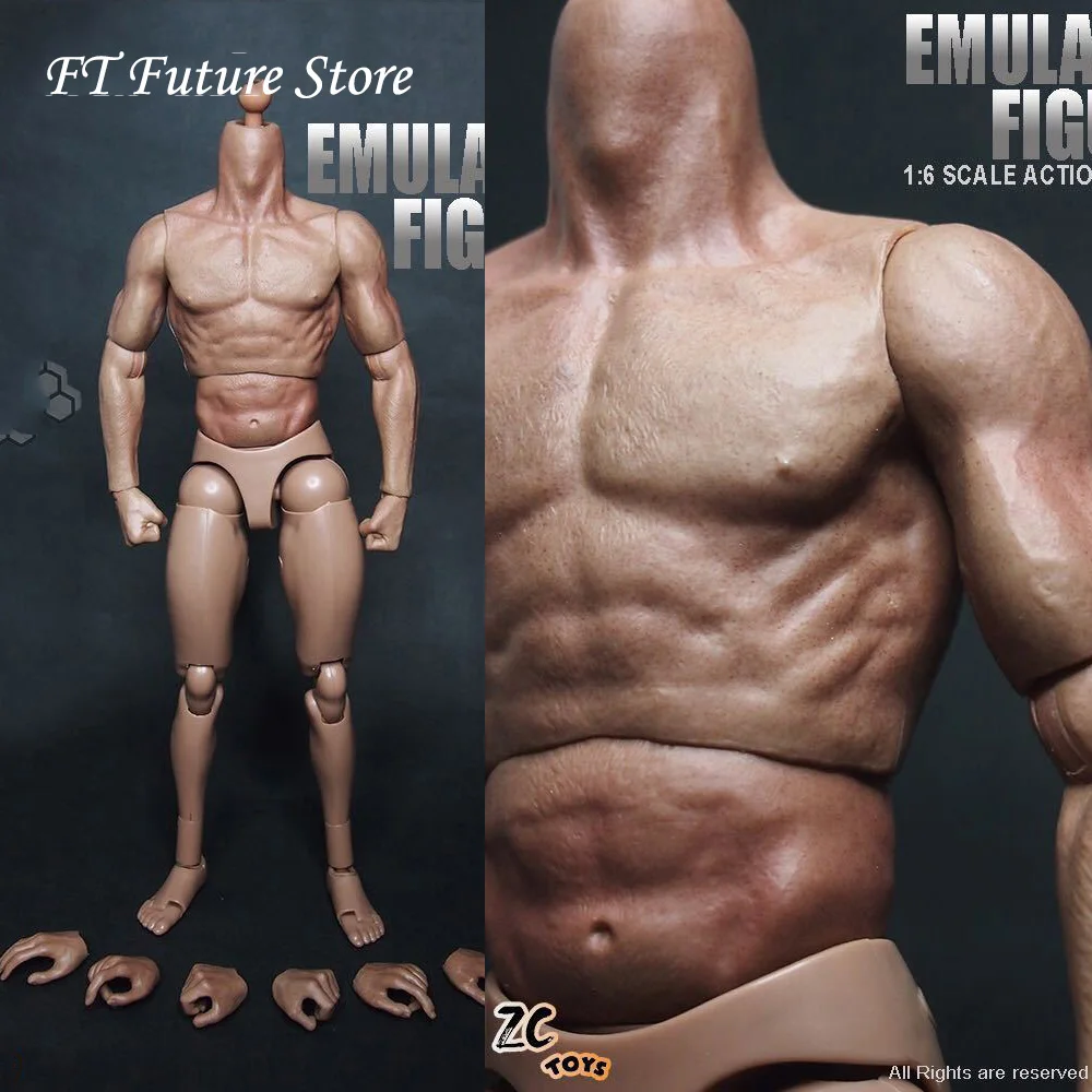 ZCToys 005 12/" Muscular Figure Body fit For 1//6 Scale Hot Toys Head