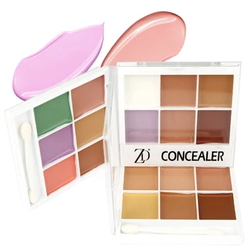 

ZD 3Pcs/set Face Concealer Palette 18 Colors Cream Makeup Pore Wrinkle Cover Foundation Brightener Long Lasting Cosmetic F2017