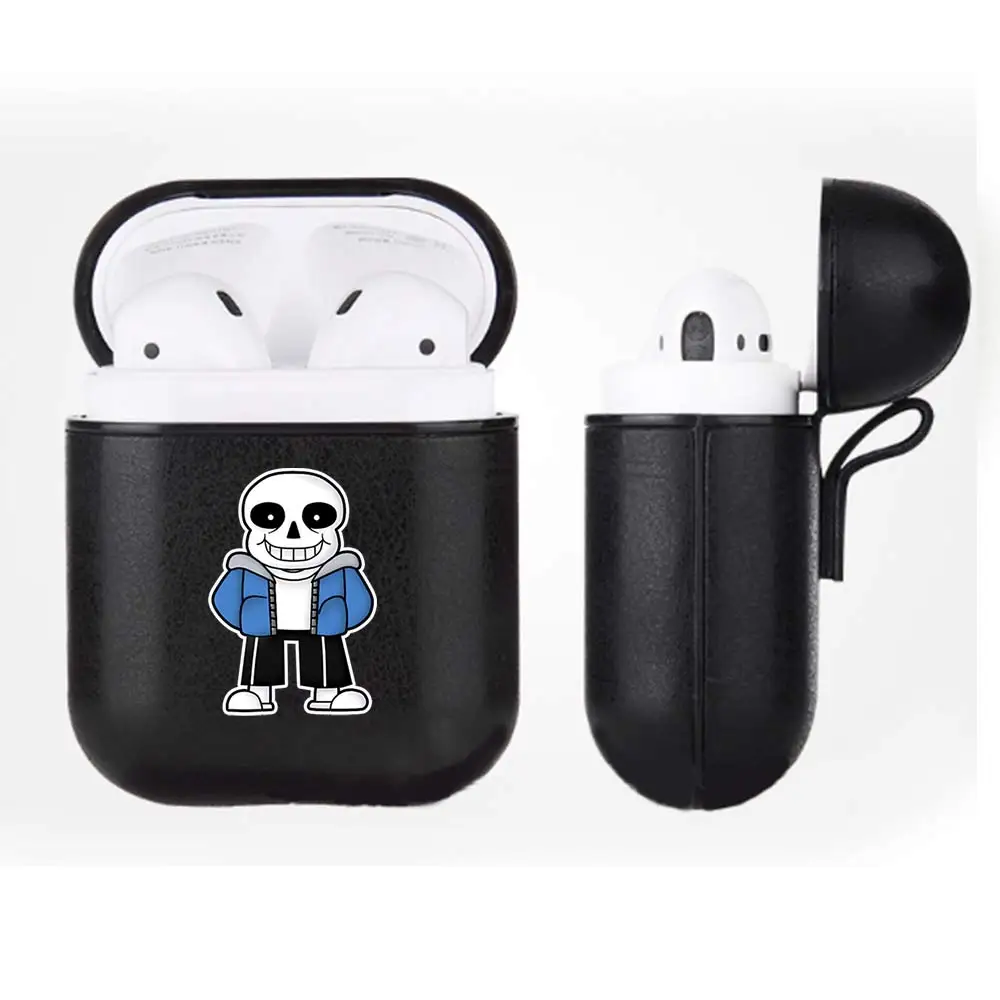 

Giancomics Hot Undertale Airpods Case Wireless Bluetooth Protective Headphone Box Portable Sans Earphone Case Cover for Airpods