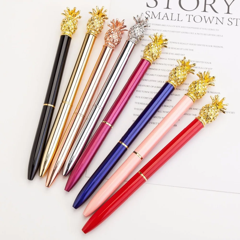 Ballpoint Pen New Strange Stationery Gift Pen pineapple shape Optional NEW Student Stationery Office Material School Supplies