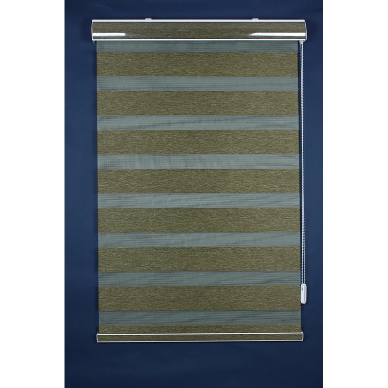 

Blackout manual roller blind, manual and semi-automatic zebra blind with strong chain