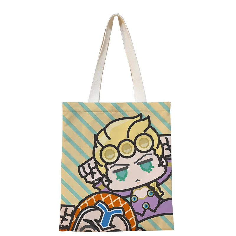Сумка на плечо JoJo's невероятные приключения для женщин брезентовый школьный