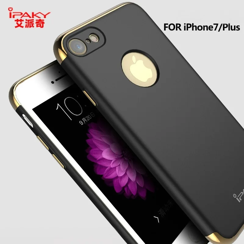 Чехол iPaky для Apple iPhone 7 Plus, 3 в 1, жесткая задняя крышка для телефона, оригинальный корпус для iPhone7|phone w100|phone wapphone casing | АлиЭкспресс