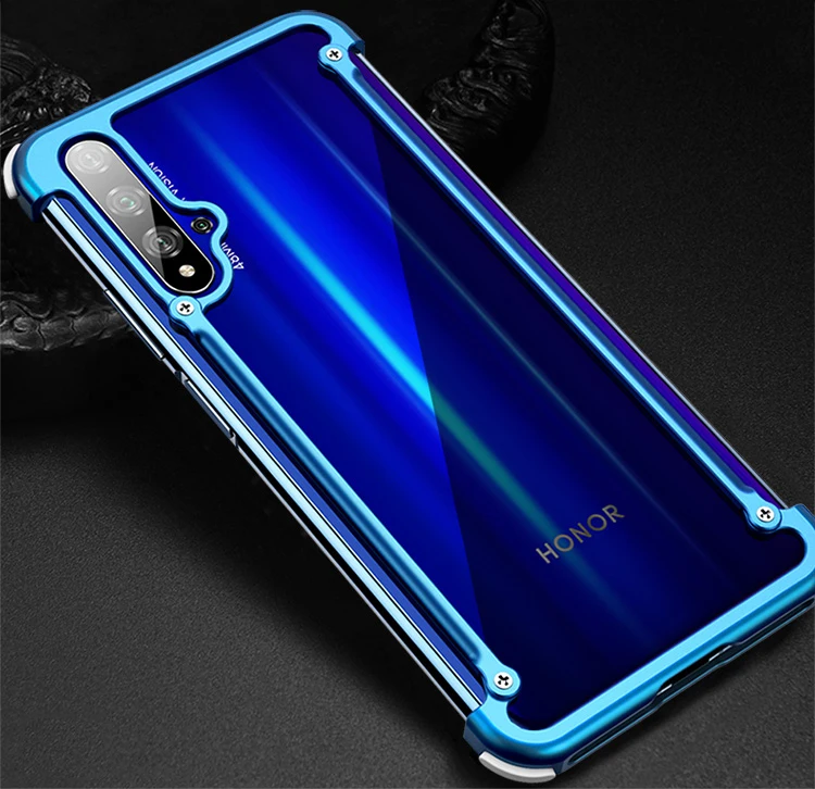 Oatsbasf чехол для Honor 20 Pro Роскошный тонкий алюминиевый металлический бампер чехол для huawei Honor 20 20 Pro противоударный чехол