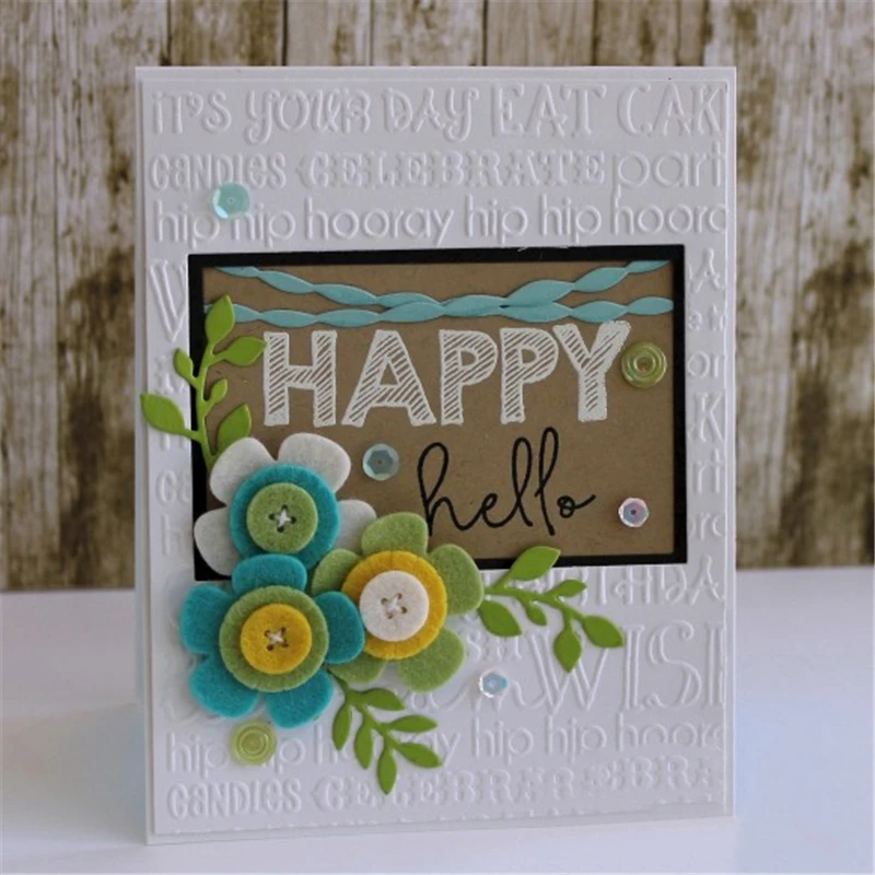

Naifumodo Flowers Metal Cutting Dies Scrapbooking For Making Cards Photo Album Decorative Embossing DIY Crafts Stencils New 2019