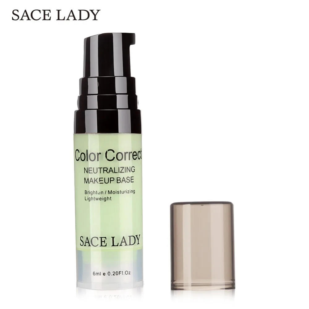 

Face Color Corrector Cream Base Primer Makeup Facial Liquid Concealer Make Up Professional Natural Brand Cosmetic 6ml