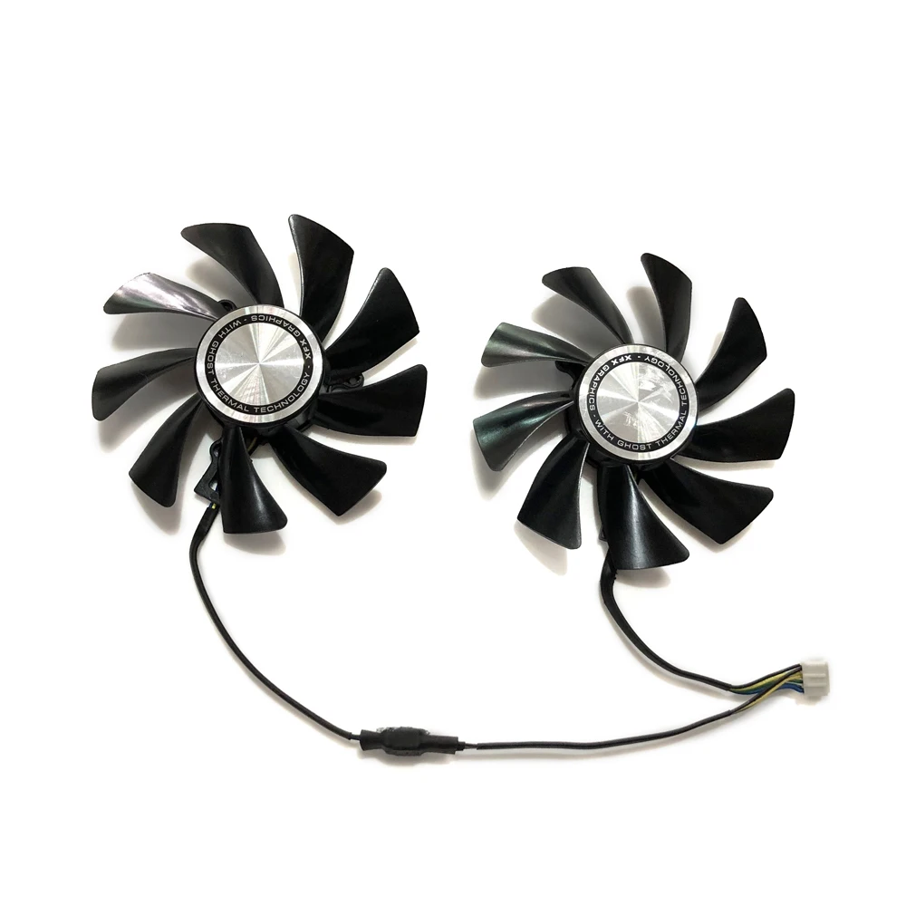 

2Pcs/set FD9015U12S HD 7970/7950 GPU VGA Cooler Graphics Card Cooling Fan For XFX HD7950 HD7970 Cards Cooling System Replacement