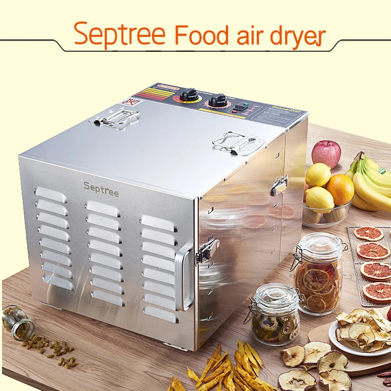 10 layers household dried fruit machine stainless steel fruits and 10 layers household dried fruit machine stainless steel fruits and vegetables dehydration food dryer machine 220v 50hz in dehydrators from home appliances