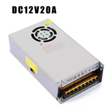 AC 220 В к DC 12V20A 240 Вт трансформатор напряжения переключатель питания для Светодиодный светодиодный Светодиодный индикатор управления Светодиодный дисплей с вентилятором