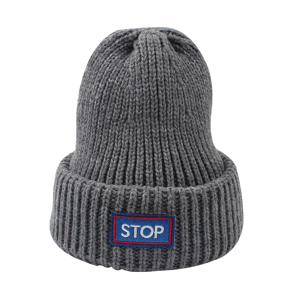 Knitted Warm Baby Beanie Hat Candy Color Fashion Girls Beanie Korean Style Autumn Winter Kids Hat Hip Hop Cap Baby Boys Clothing (4)