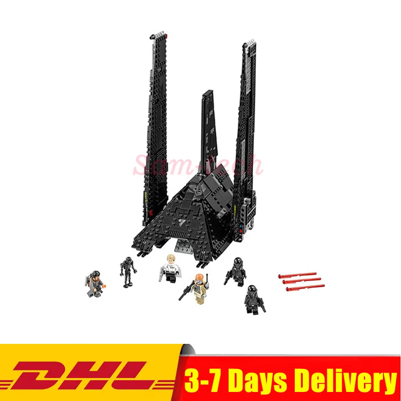 

Nova 898Pcs Lepin 05049 Star Series Wars Shuttle Building Blocks Self-locking Bricks Educational Toys Compatible Legoings 75156