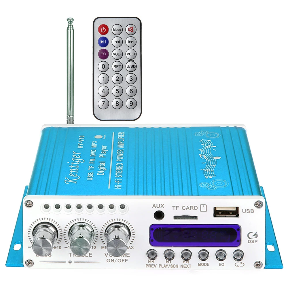 Kentiger V10 Bluetooth Hi Fi стерео класса AB Super Bass аудио Мощность усилитель старший